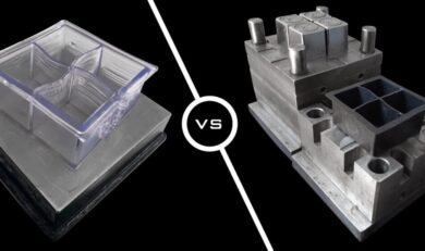 difference between 3D printing and injection molding